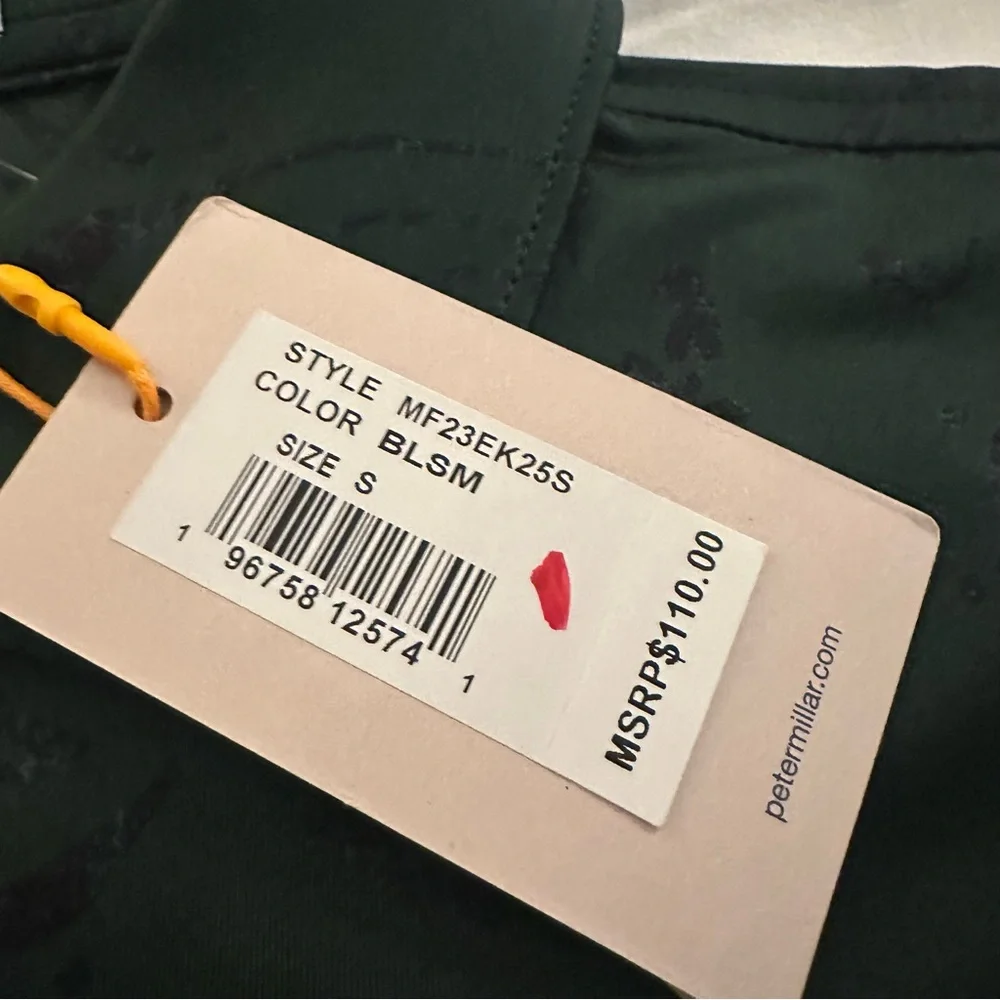 Peter Millar Summer Comfort Golf Polo | Men’s Small | $110 | Green | NEW